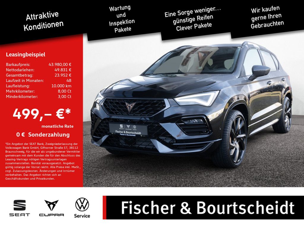 Cupra Ateca 2.0 TSI VZ 4Drive AHK PANO FAP KESSY 360°