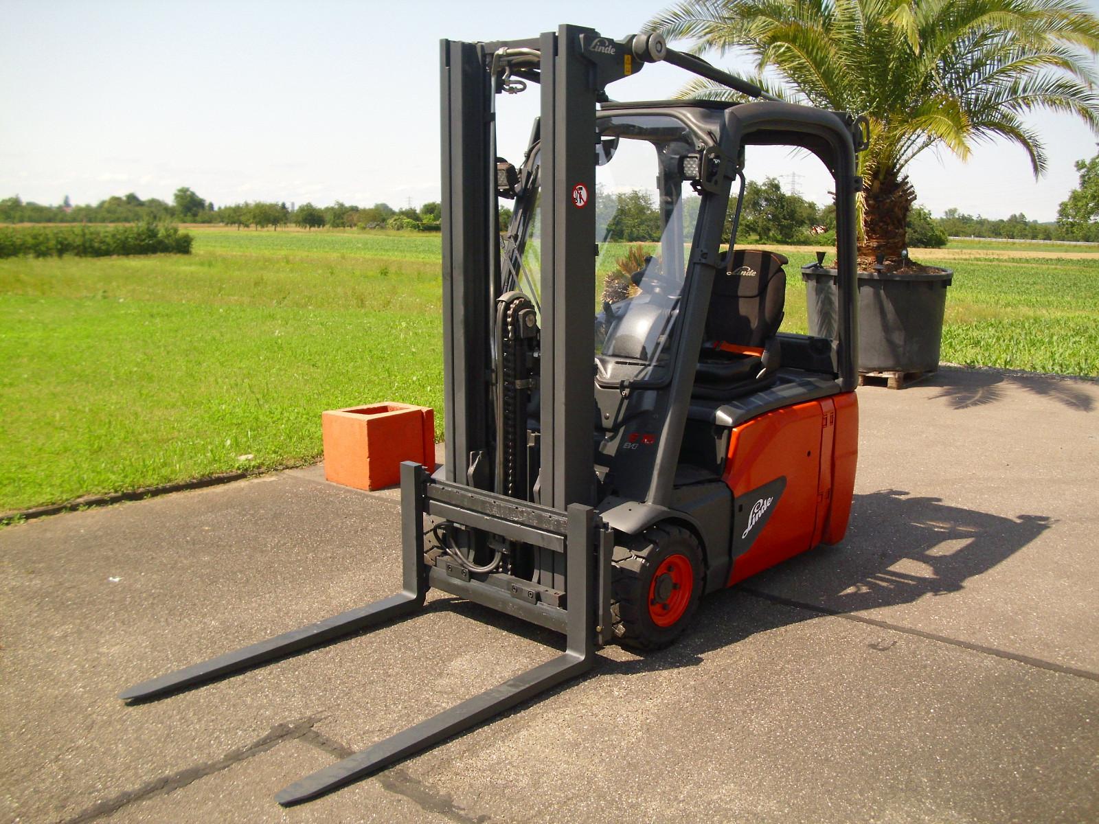 Linde E16C-02 EVO TRIPLEXMAST - SEITENSCHIEBER  - UVV