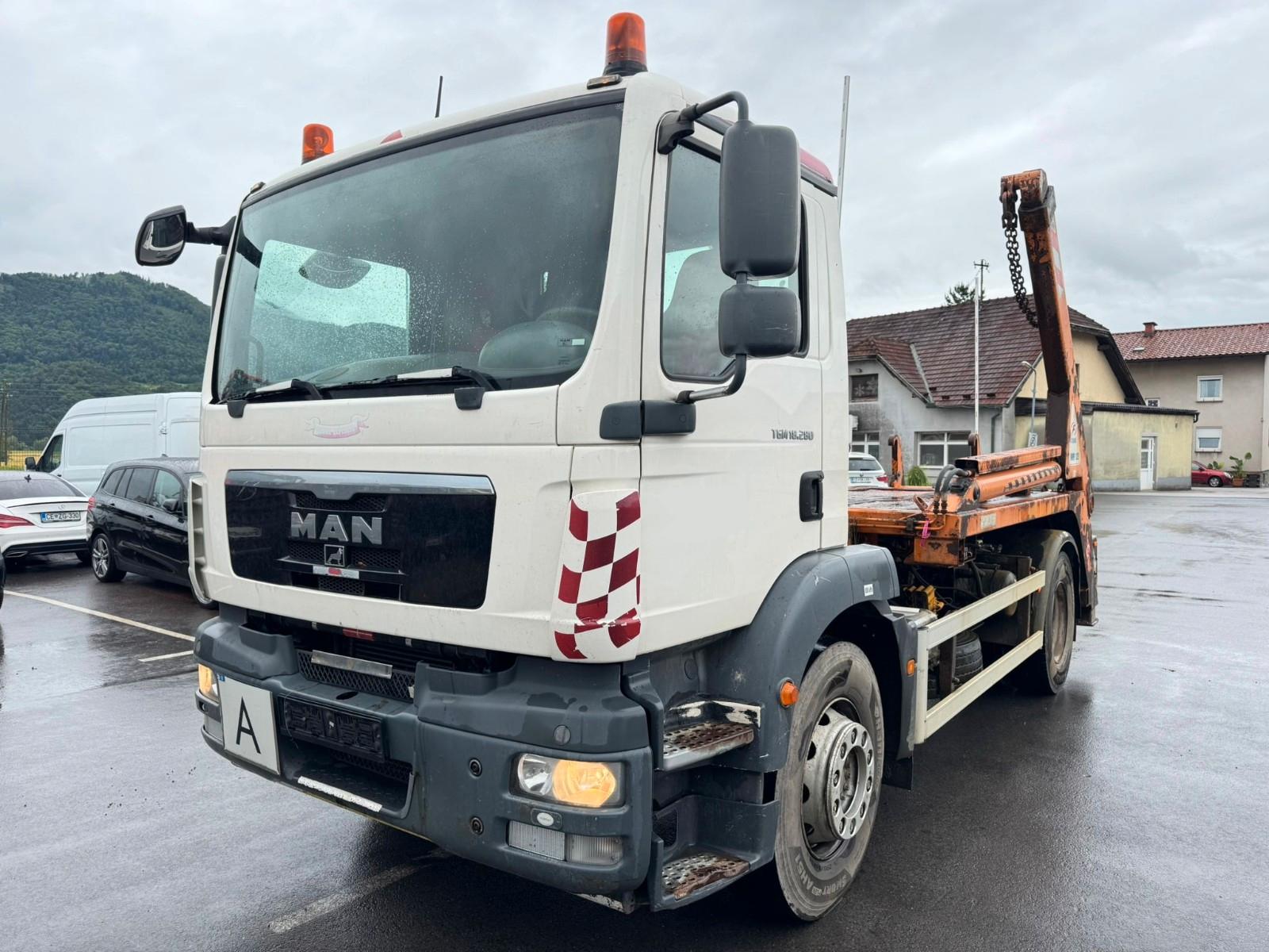 MAN TGM 18.280 4x2 absetz tipper - euro 4