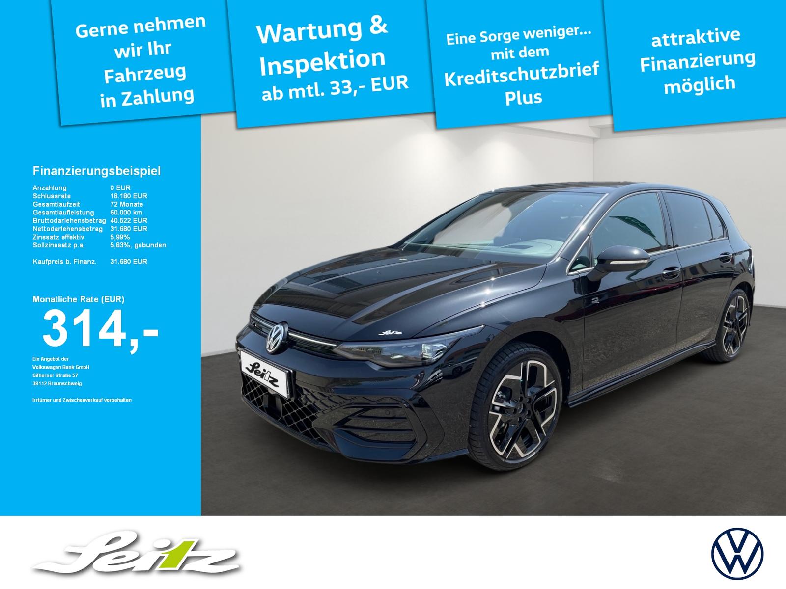 Volkswagen Golf VIII 1.5 eTSI R-Line *HEAD-UP*MATRIX*KAMERA