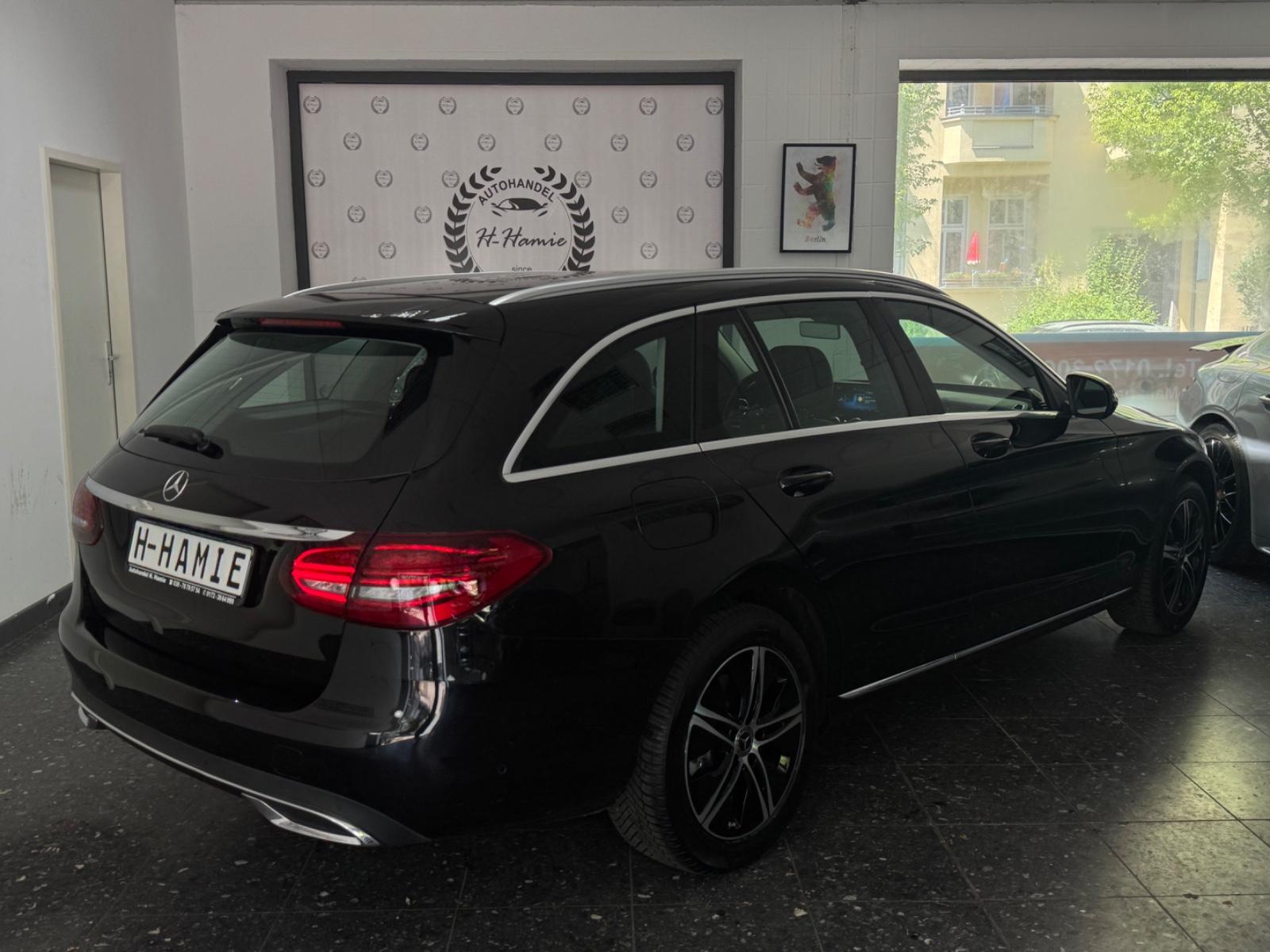 Mercedes-Benz C-Class T-MODELL AUTO NAVI CAM LEDER T-WINKEL 8-F, миниатюра 5