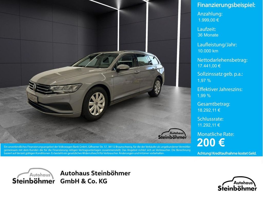 Abbildung Leasingangebot Volkswagen Passat Variant 2.0TDI DSG LED NAV SHZ RearView