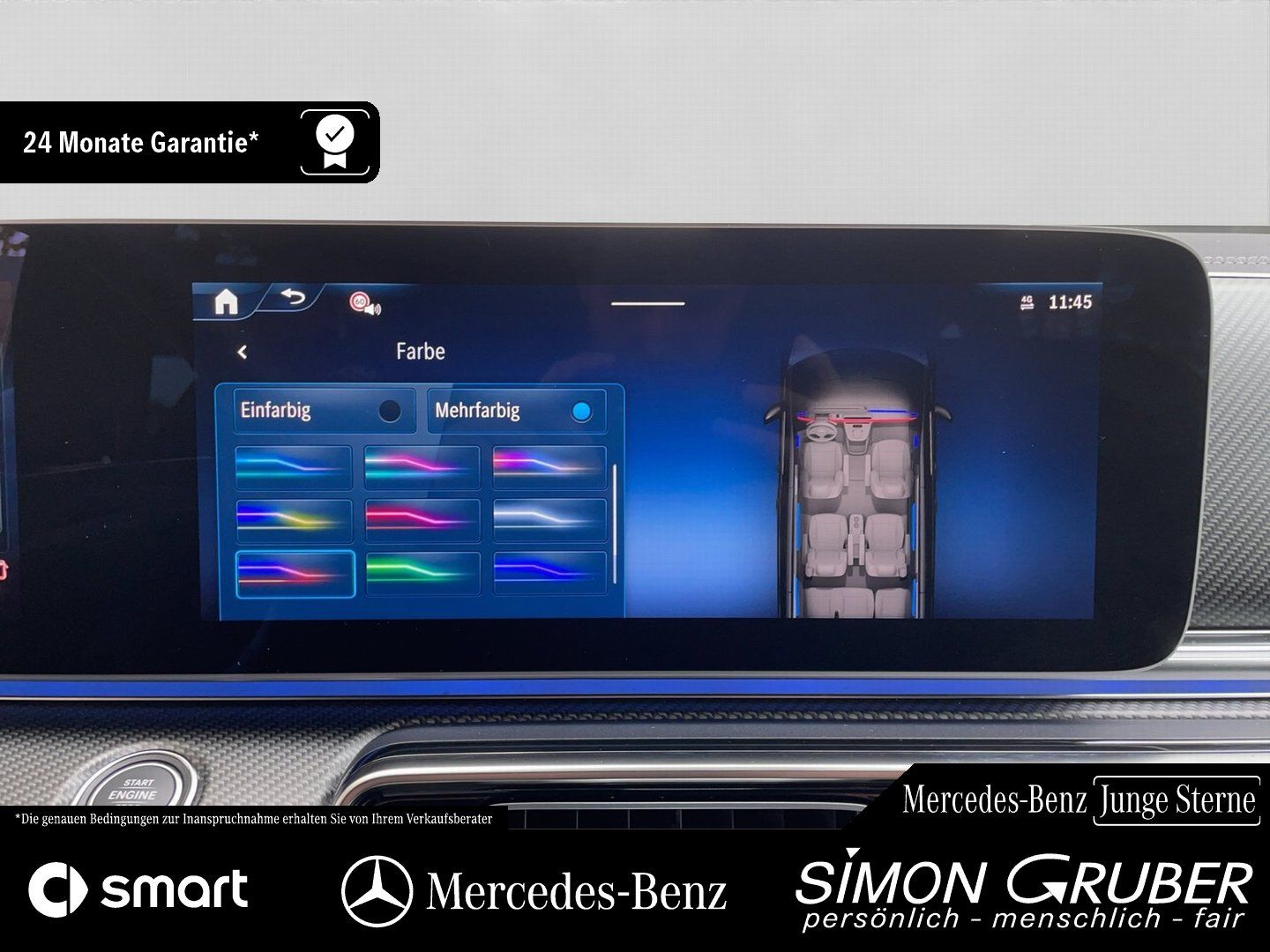 Fahrzeugabbildung Mercedes-Benz V 250 d 4M Avantgarde lang AMG Pano Burm 6Sitze