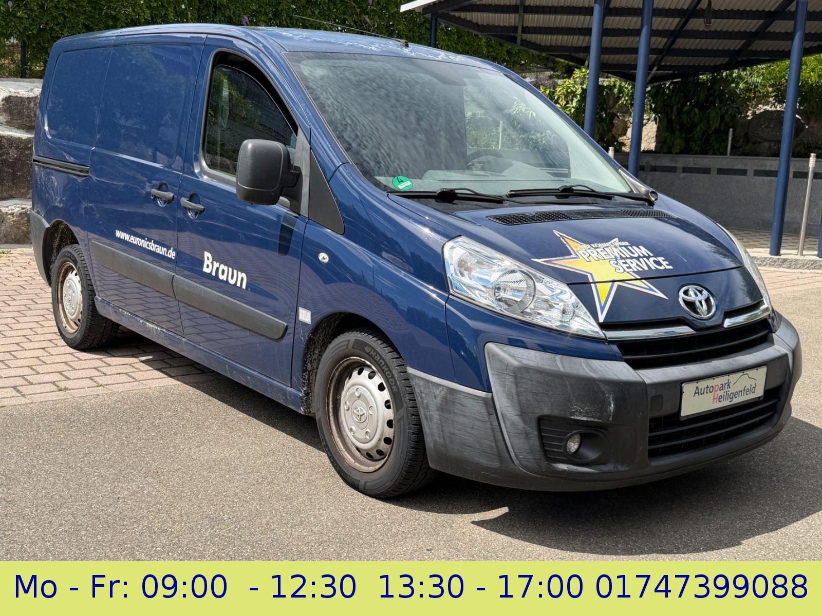 Toyota Proace Kasten 3 Sitzer 8fach Tüv 07-28 1Ha