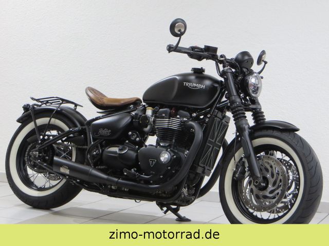 Triumph BONNEVILLE BOBBER 1200 BLACK >TOP< VIELE EXTRAS!