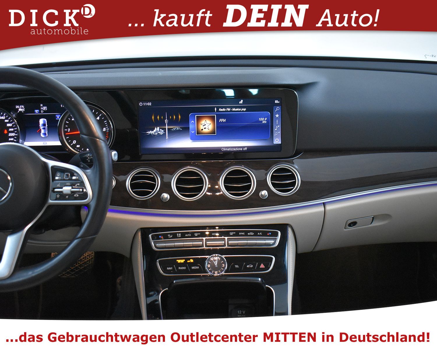MERCEDES-BENZ E 200d 9G Avant LEDER+NAVI+LED+SHZ+KAMER+ACC+AHK - Image 14
