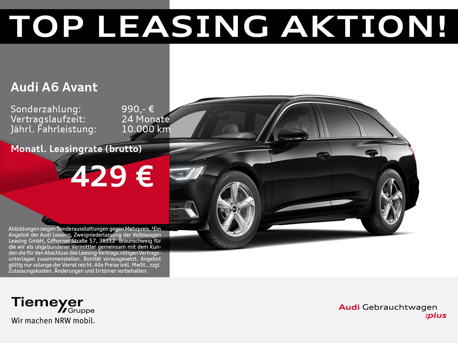 Audi A6 Avant 45 TFSI Q ADVANCED LEDER AHK PANO MATRI
