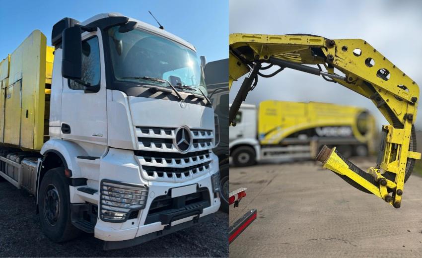 Mercedes-Benz Arocs 3251 8x4 Tridem MTS DINO 12 Saugbagger