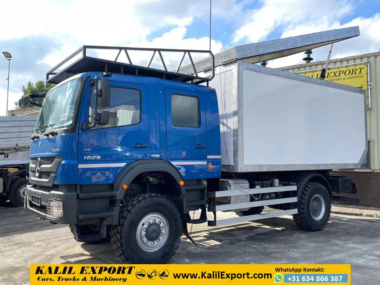 Mercedes-Benz Axor 1829 4x4 Expedition Truck Double Cab 6 Seat