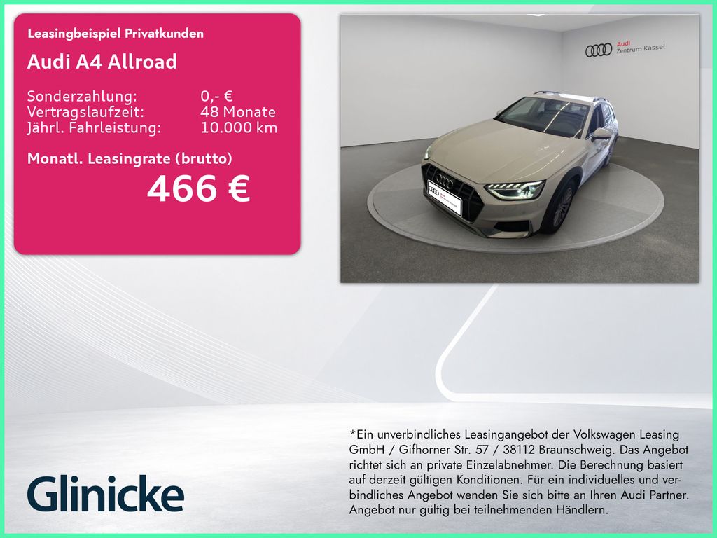 Audi A4 allroad 40 TDI qu. LED Kamera Navi Carplay