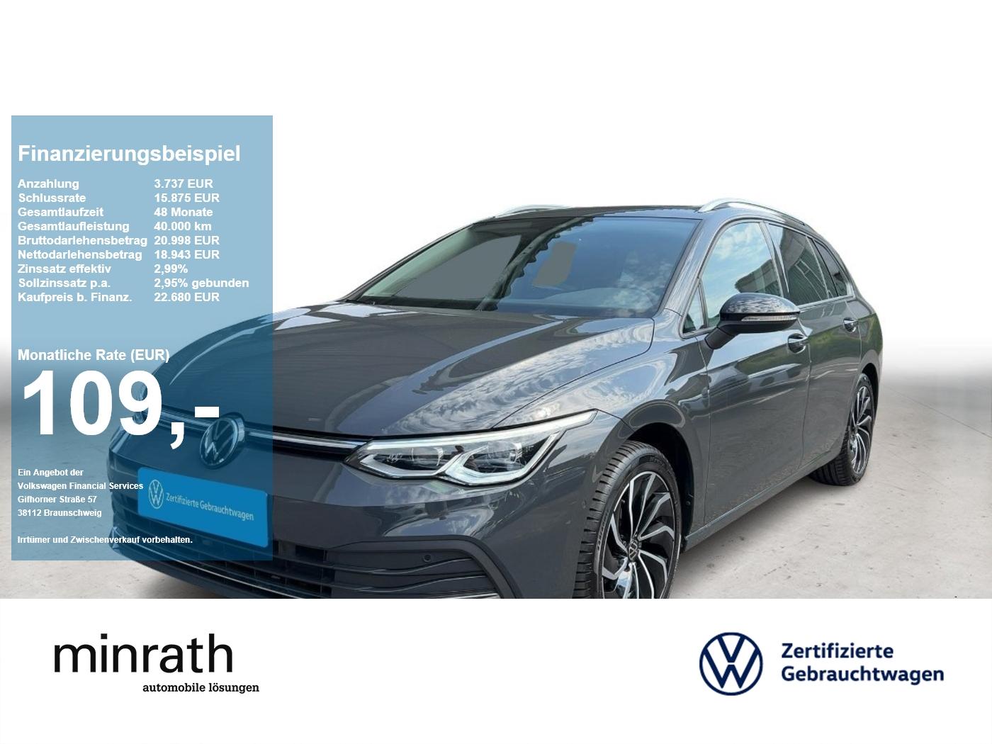Volkswagen Golf VIII Variant ACTIVE 1.5 eTSI DSG MATRIX+PAN