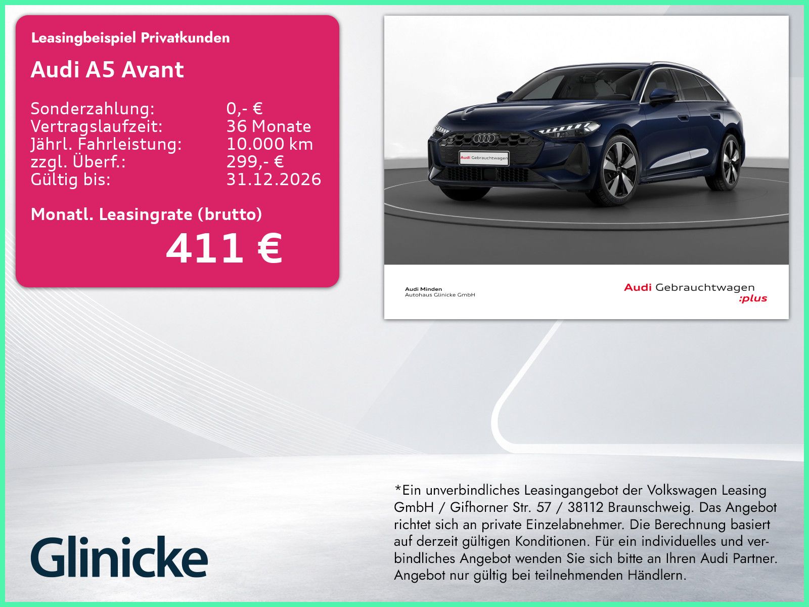 Audi A5 Avant 2.0 TFSI AHK LED LM 19" Navi PDC+RFK AC