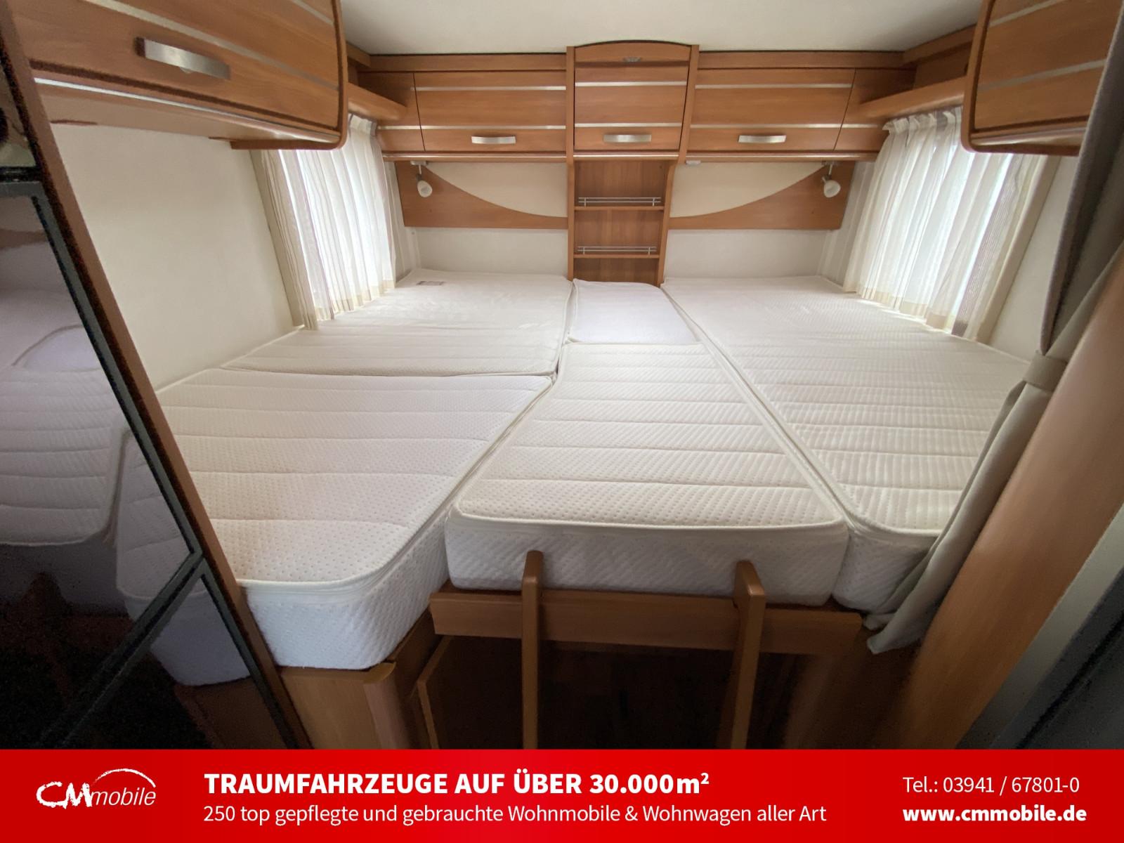 HYMER / ERIBA / HYMERCAR Exsis I 578 - Hub & Einzelbetten - Garage