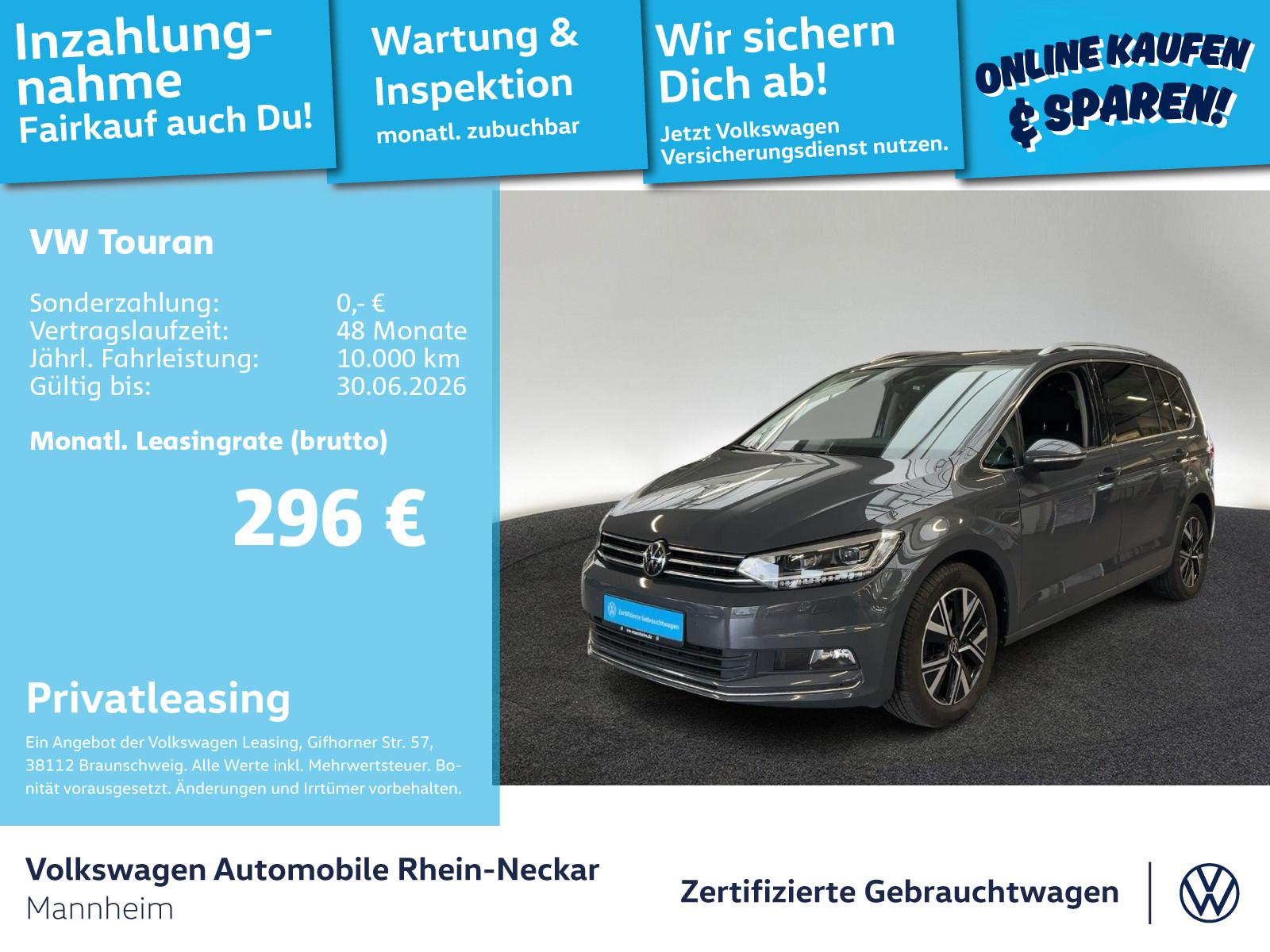 Volkswagen Touran 1.5 TSI Highline Navi AHK Pano uvm