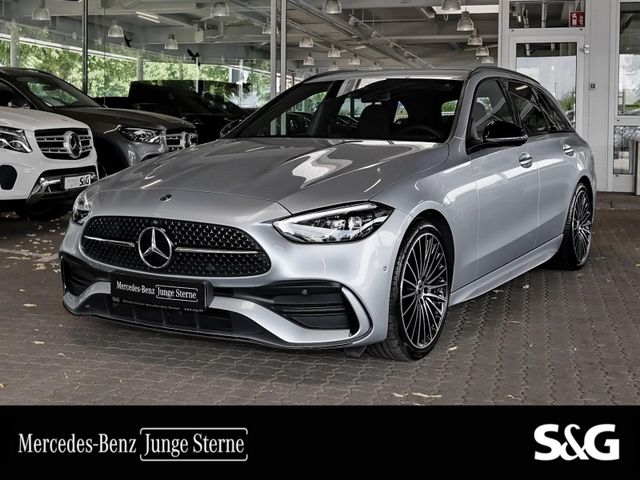 MERCEDES-BENZ C 180 T AMG 19"+NIGHT+TOTWINKEL+LED+KAMERA+MBUX