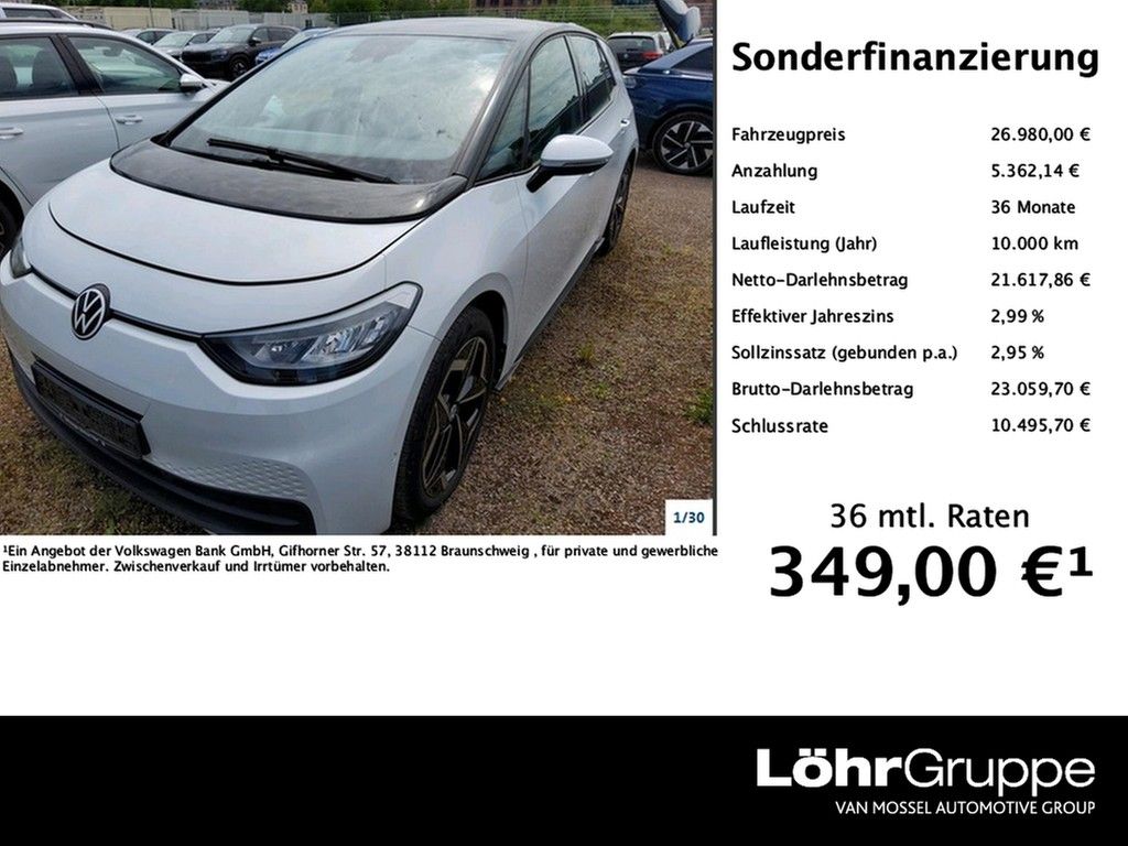 VW ID.3 Pro Performance Navi, ACC, ZGV