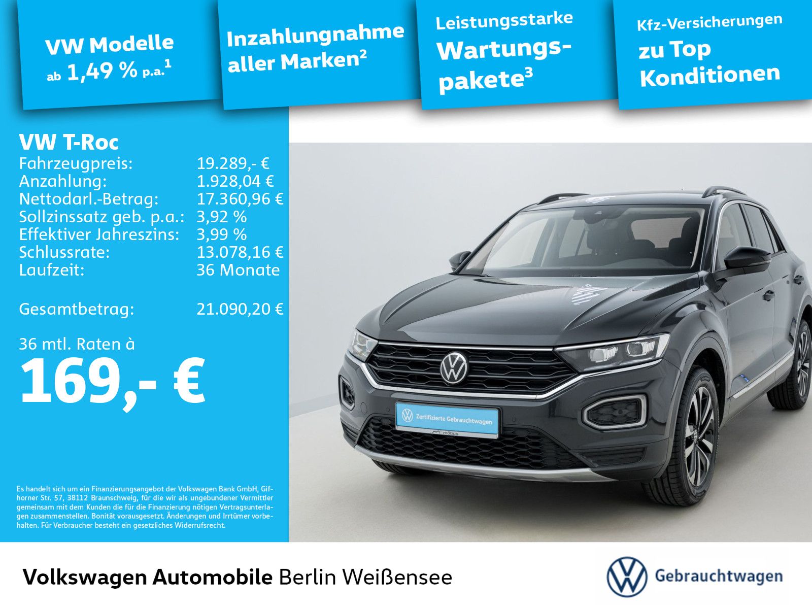 Volkswagen T-Roc 1.5 TSI Style DSG*NAV*LED*APP*RFK*SIDE* imagem 2