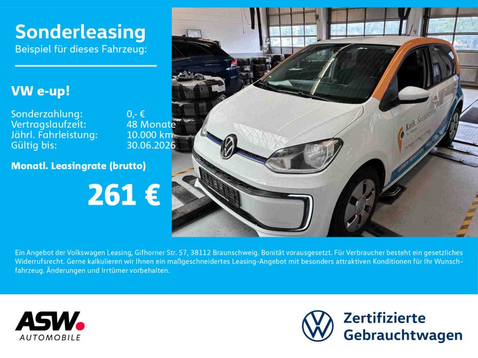 Volkswagen e-up! move up! Edition RFK KLIMA PDC GRA SHZ