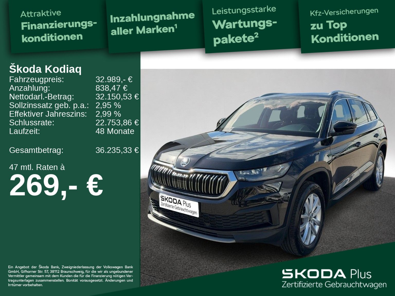 Skoda Kodiaq 2.0 TDI Style 4x4 DSG*NAV*RFK*ACC*MATRIX* imagem 2