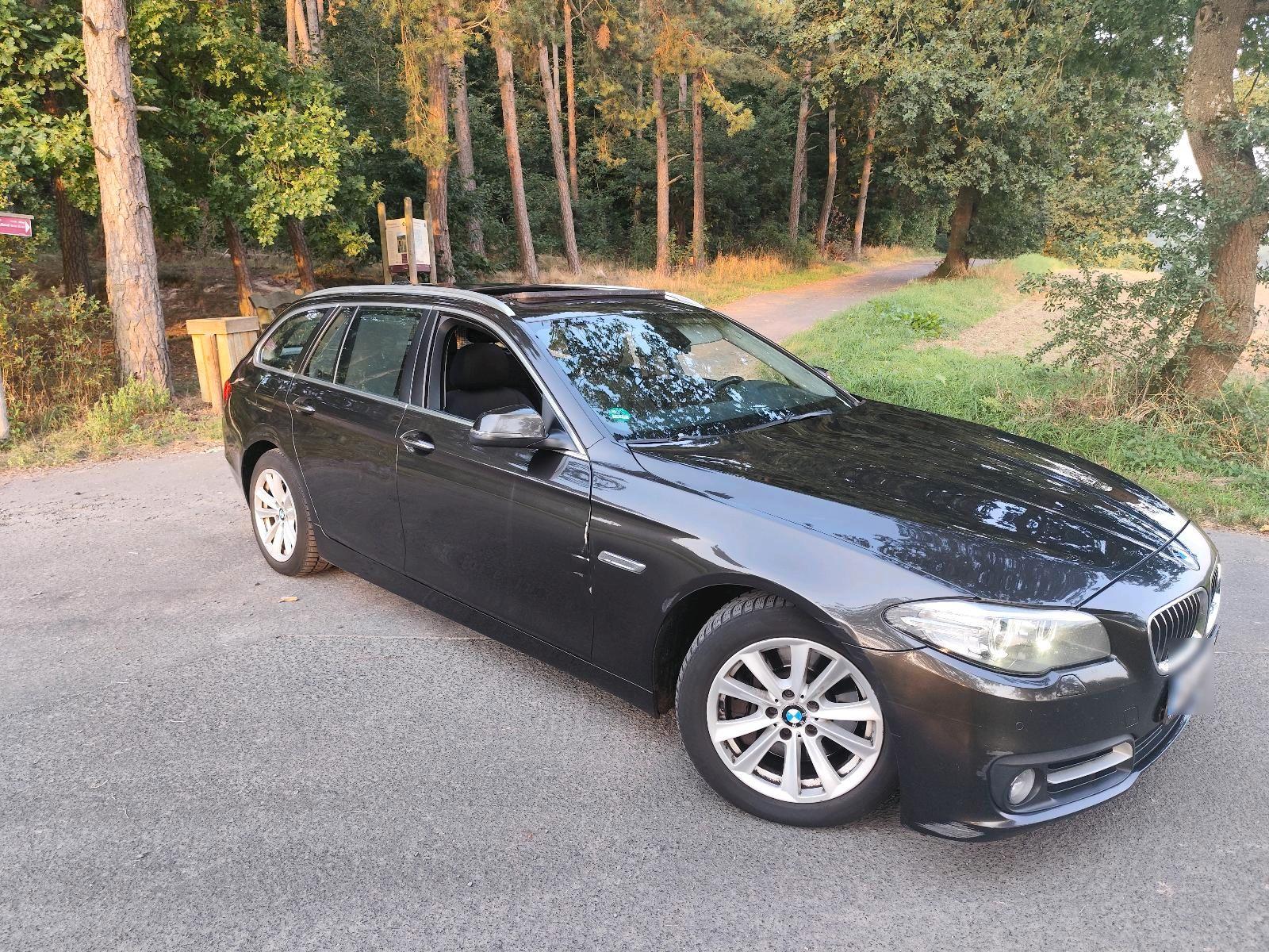 BMW 525 2014 — rear view