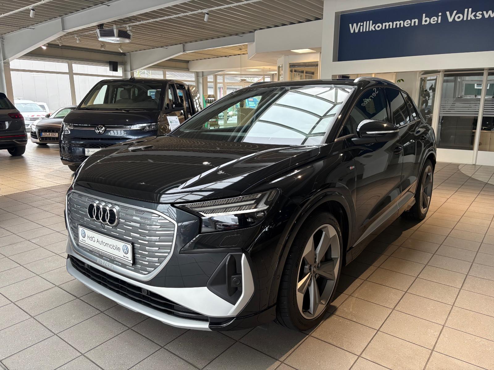 Audi Q4 50 e-tron quattro*Matrix*2xS line*21"Wärmep.