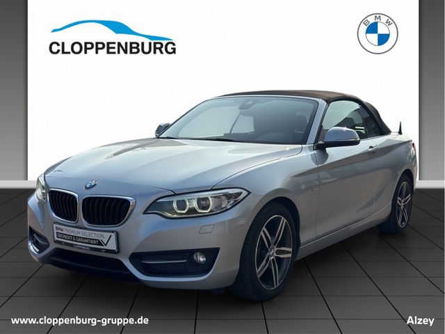 BMW 218d Sport Line Xenon+HiFi+SHZ+PDC+Ablagenp.+Lic