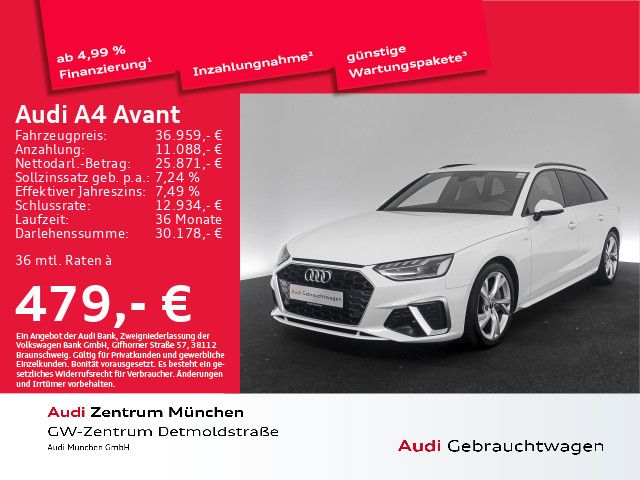 Audi A4 Avant 40 TDI S tronic S line LED/Kamera/Navi+