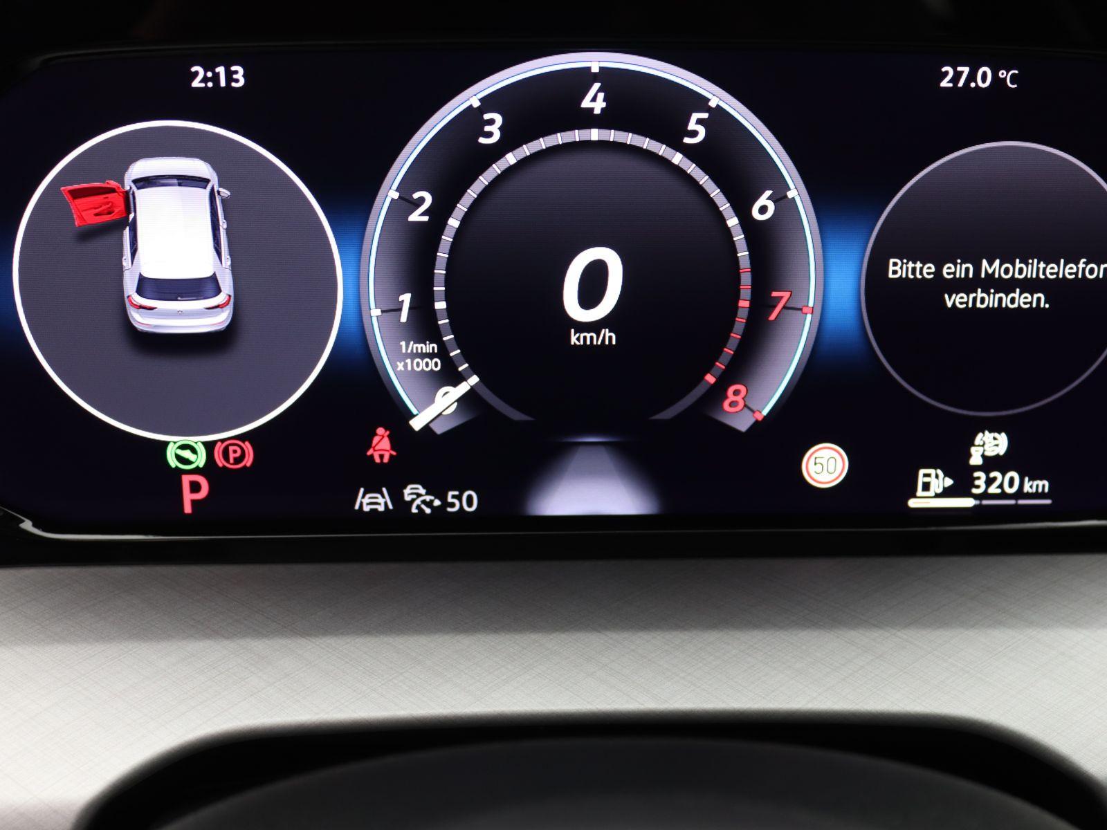 Volkswagen Golf VIII Life 1.5 eTSI DSG / CarPlay, HuD, LED, миниатюра 12
