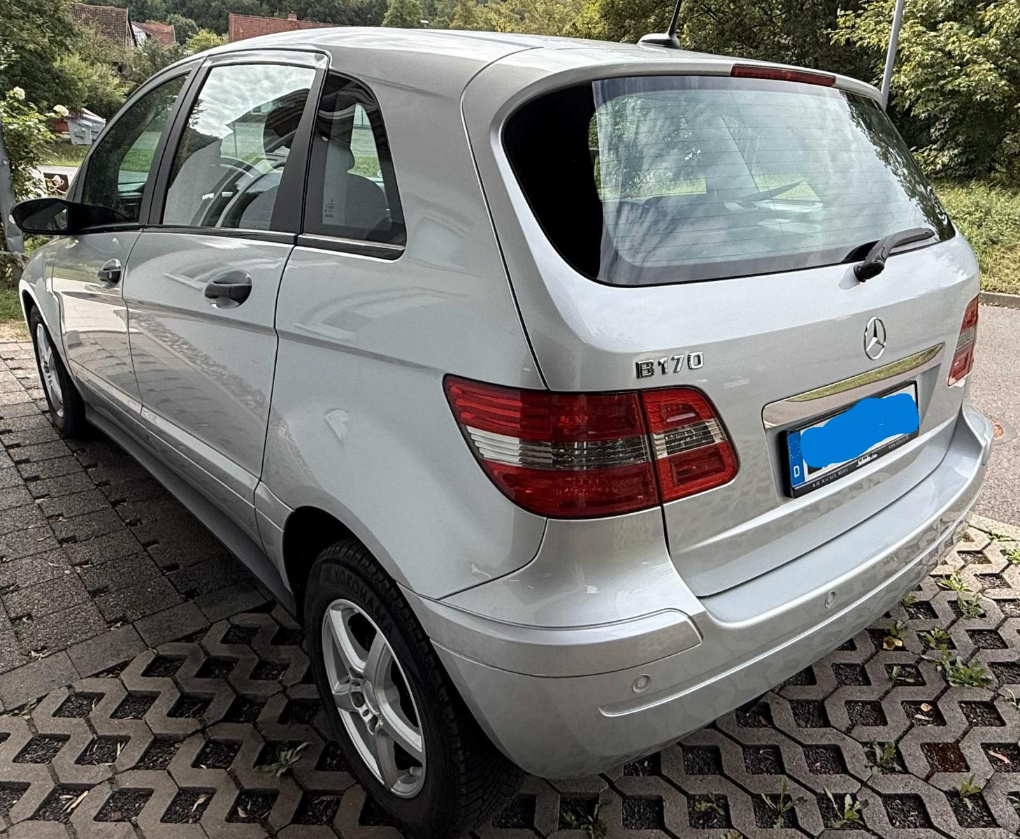 Mercedes-Benz B170 2007 — rear view