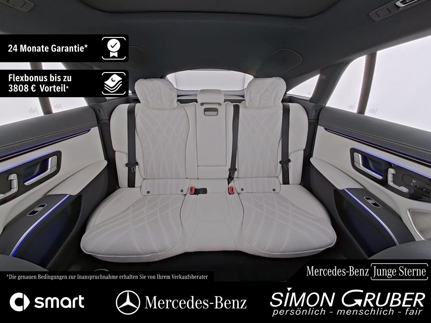 Fahrzeugabbildung Mercedes-Benz EQS 450+ Manufaktur Leder tiefweiss!!! Mod 2025