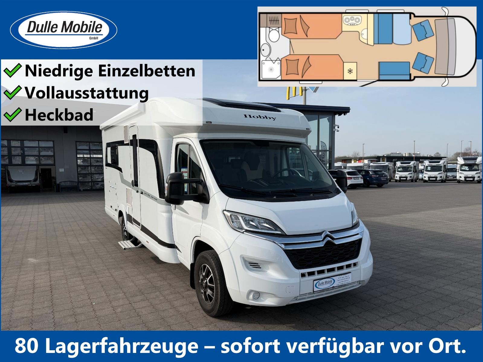 Hobby T 70 E * NIEDRIGE EINZELBETTEN / OHNE HUBBETT *