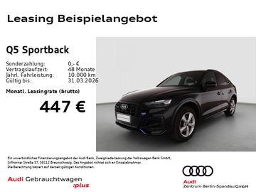 Audi Leasingangebot: Audi Q5 Sportback 40 TFSI qu. Adv. S tronic *PANO*