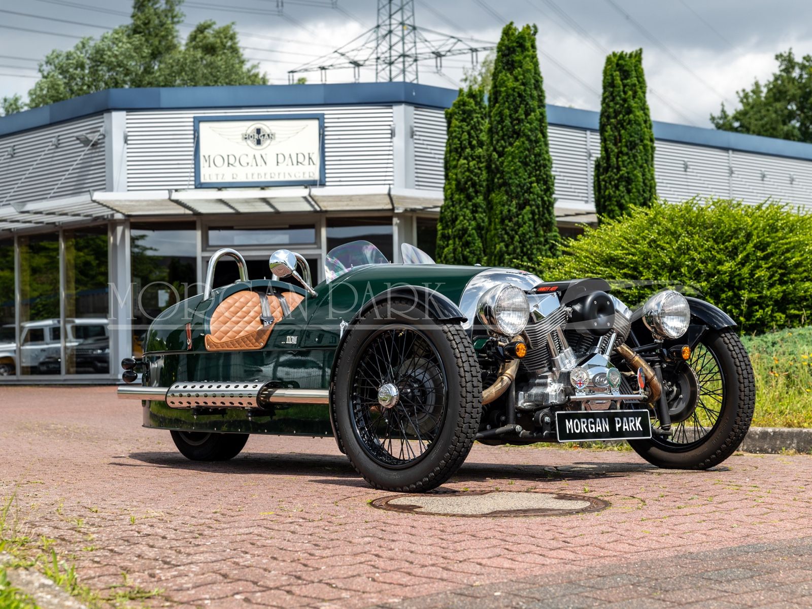 Fahrzeugabbildung Morgan 3 Wheeler *Sport Green / Honey / 110 Years*