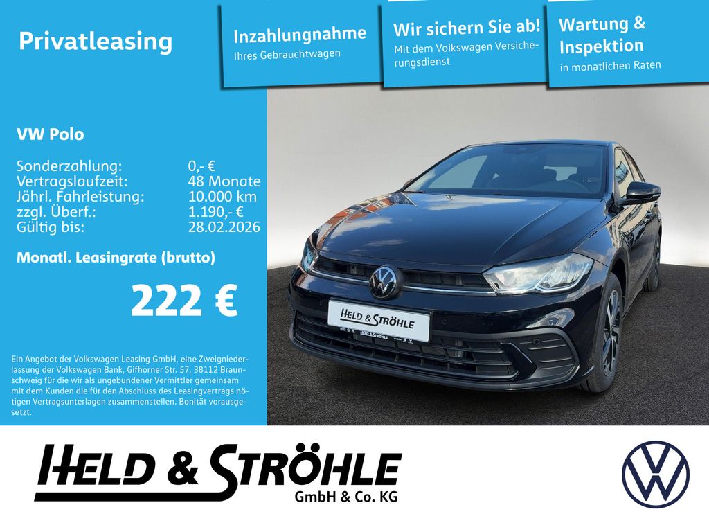 Volkswagen Polo GOAL 1,0l DSG SHZ WKR ACC KURZZULASSUNG