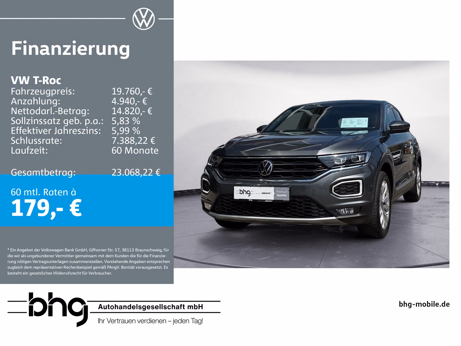 Volkswagen T-Roc 1.5 TSI ACT OP