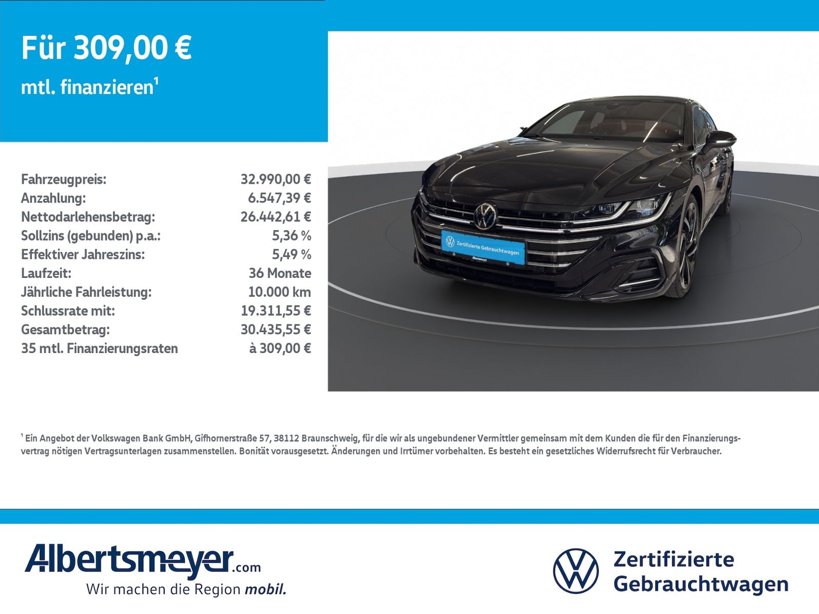 VW Arteon Shootingbrake 2.0 TDI 4Motion R-Line