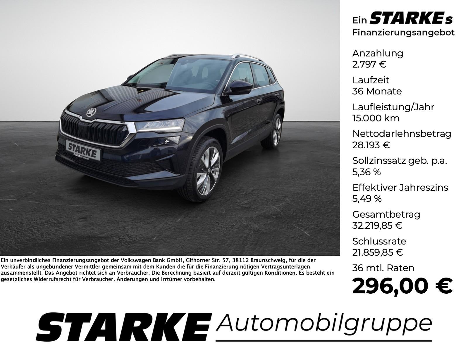Skoda Karoq 1.5 TSI DSG Selection  AHK Navi LED PDC LM