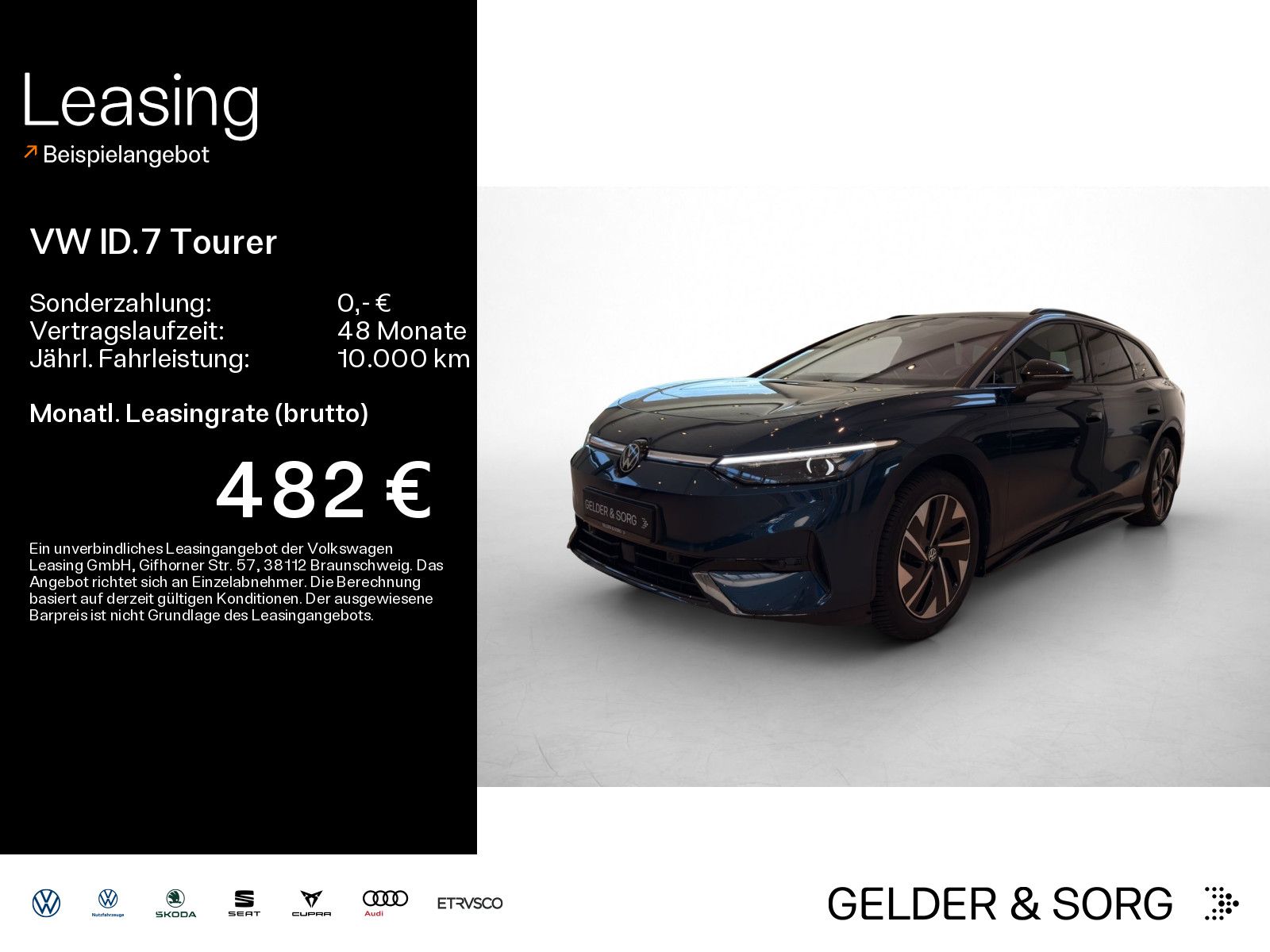 Volkswagen ID.7 Tourer Pro 569km/WLTP*RFK*Matrix*AHK*HuD