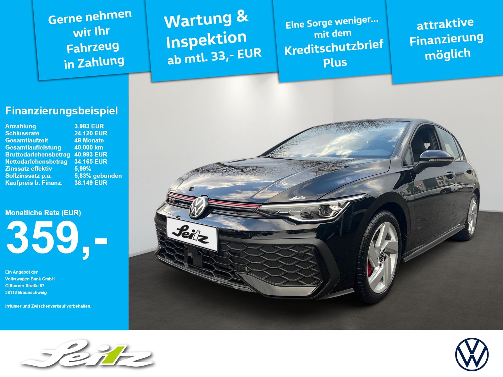 Volkswagen Golf VIII 2.0 TSI GTI LED KAMERA SITZHZG foto 1