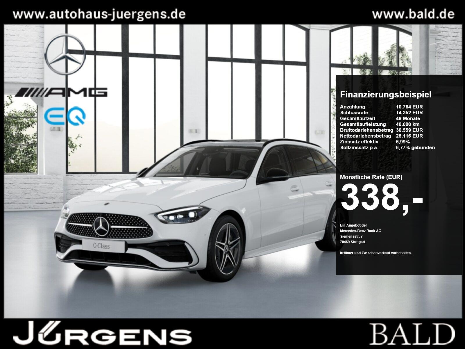 Mercedes-Benz C 300 4M T AMG-Sport/Pano/DIGITAL/Night/Ambi/360