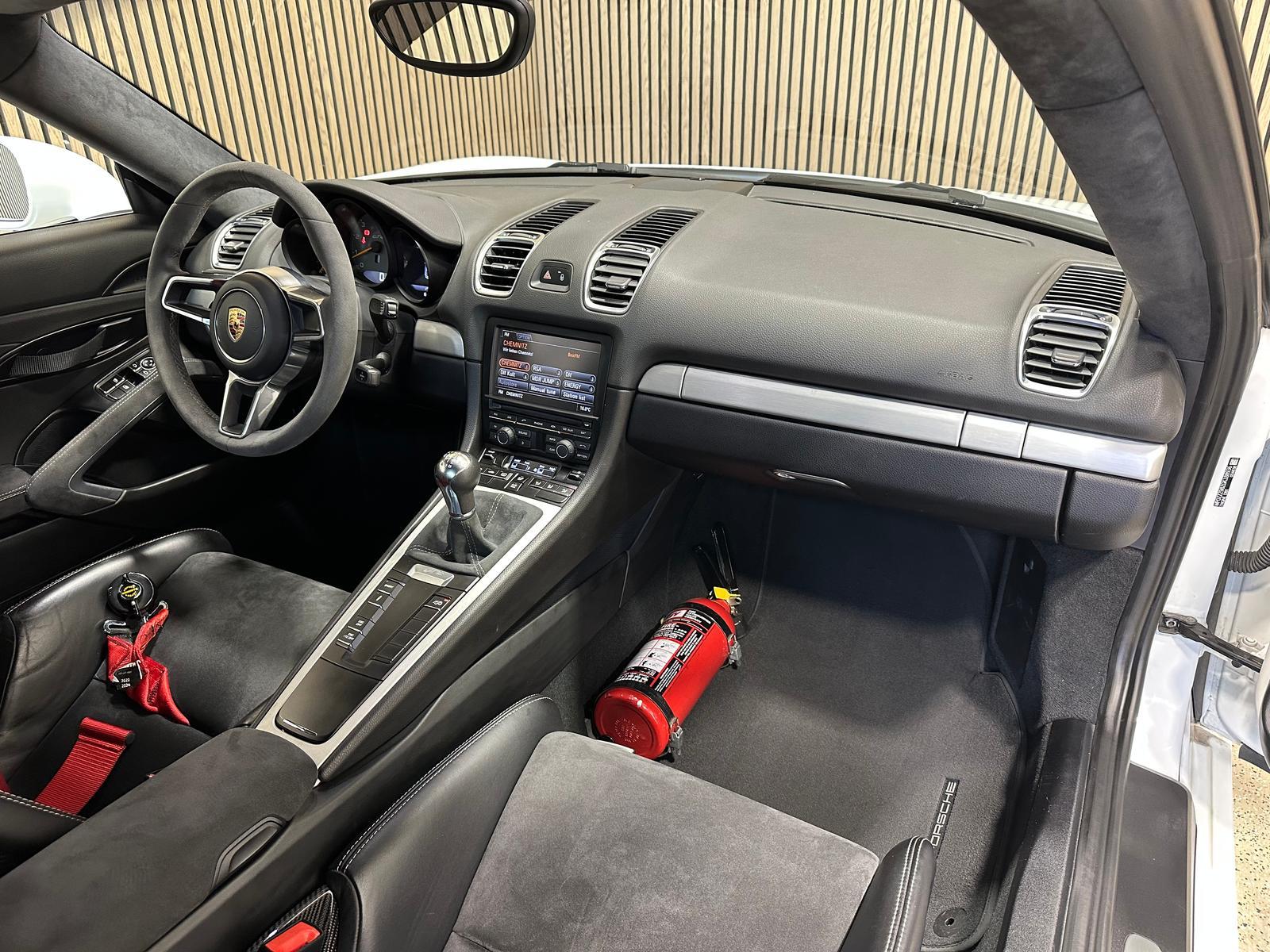 PORSCHE CAYMAN 3.8 GT4 CLUBSPORT  | 385 ch | BVM | ÉCHAPPEMENT SPORT | SIEGE BAQUET