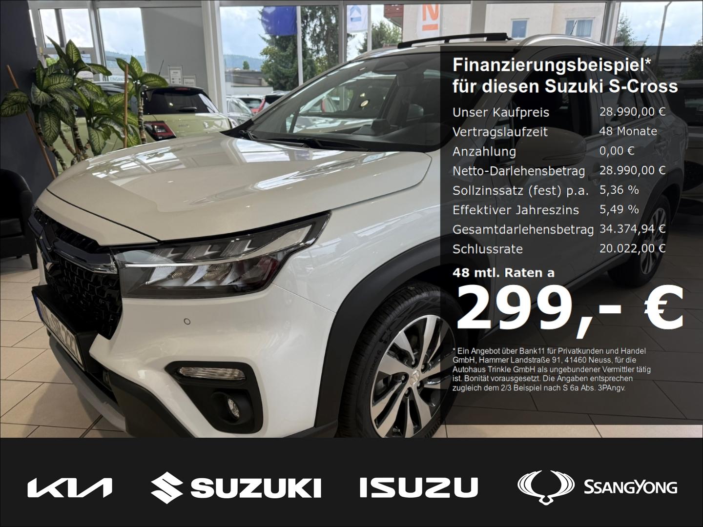 Suzuki S-Cross Comfort+ ALLGRIP 1.5 AGS Dualjet Hybrid 