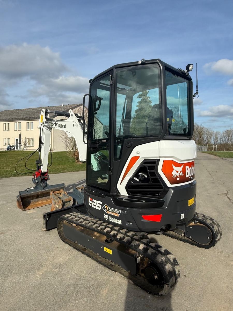 Bobcat E26++3 Löffel++hydr.SW++(27)