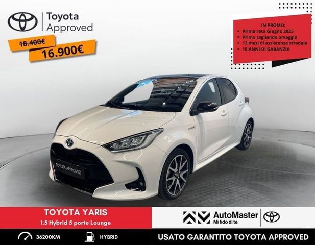 Toyota Yaris 1.5 Hybrid 5 porte Lounge