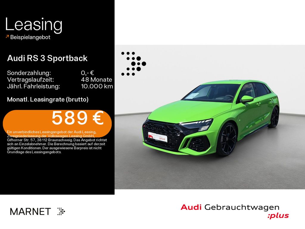 Audi RS 3 Sportback qu*Navi*Matrix*HUD*B&O*Keramik*Vi