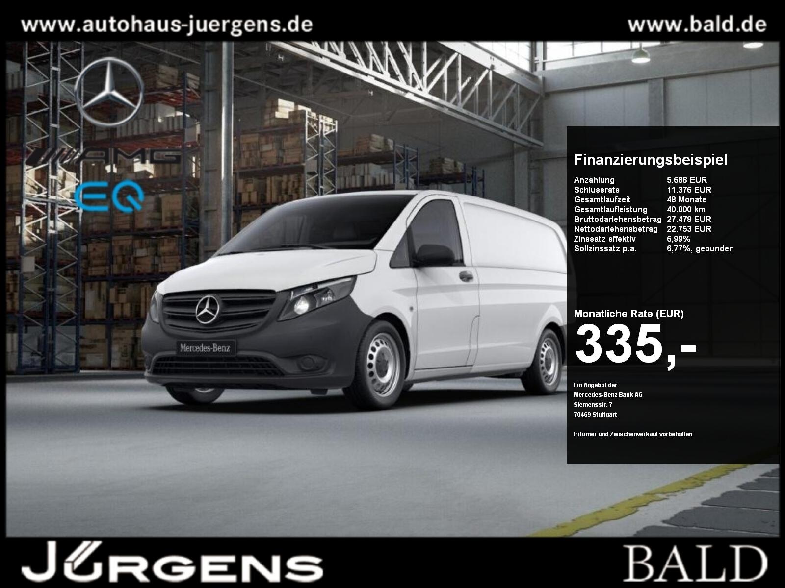 Mercedes-Benz VITO 114 Kasten/lang/Kamera/Navi/Klima/Holzboden