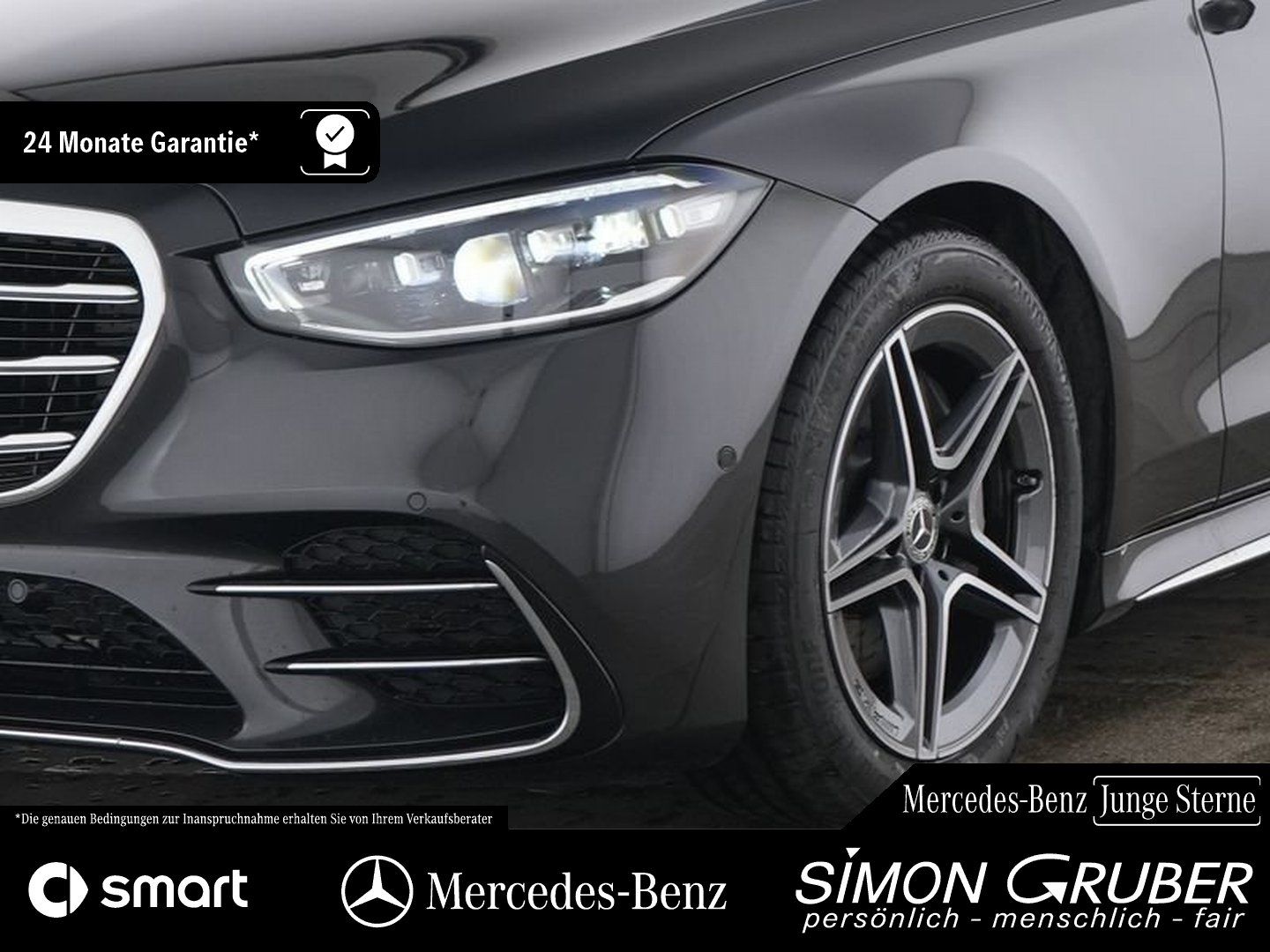 Fahrzeugabbildung Mercedes-Benz S 580 4M Lang AMG Exklusiv Chauffeur Executive