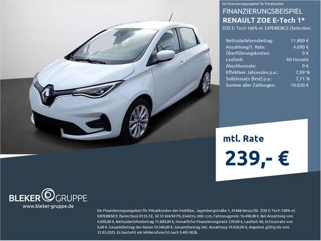 Renault ZOE E-Tech 1 00% el. EXPERIENCE (Selection) R13