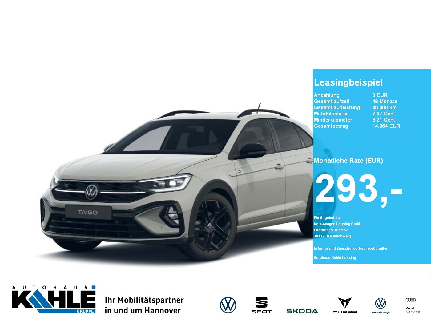 Volkswagen Taigo R-Line 1.5 l TSI DSG CarPlay Black Matrix
