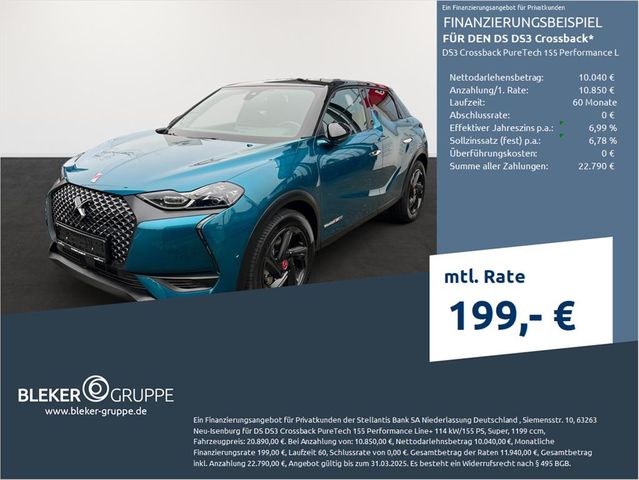 DS Automobiles DS3 Crossback PureTech 155 Performance Line+